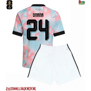 Belgien Amadou Onana #24 Borta Kläder Barn VM 2026 Kortärmad (+ Korta byxor)